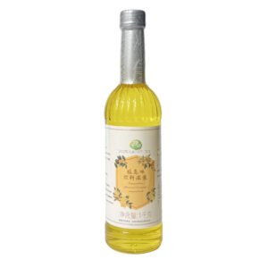a bottle of osmanthus flavor syrup