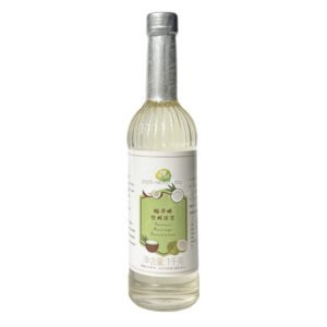 a bottle of coconut flavor syrup