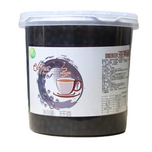 a cans of 3kg coffee flavor popping boba