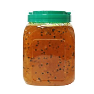 a cans of passion fruit jam