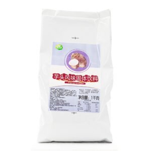 A 1kg bag of taro flavor milk tea powder