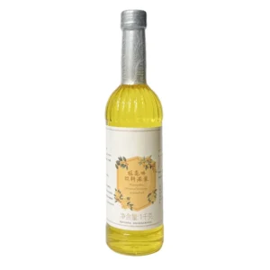 a bottle of osmanthus flavor syrup