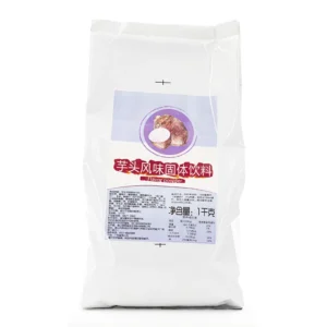 A 1kg bag of taro flavor milk tea powder